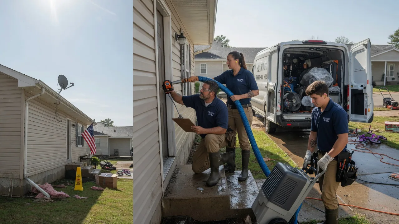 Ceiling Water Damage Restoration in Liberty, MO near me